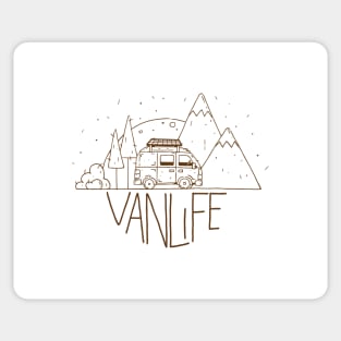 Van Life Lines Sticker